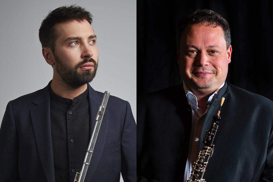 Adam Walker and Nick Deutsch join the RCM Woodwind Faculty as Visiting Professors  