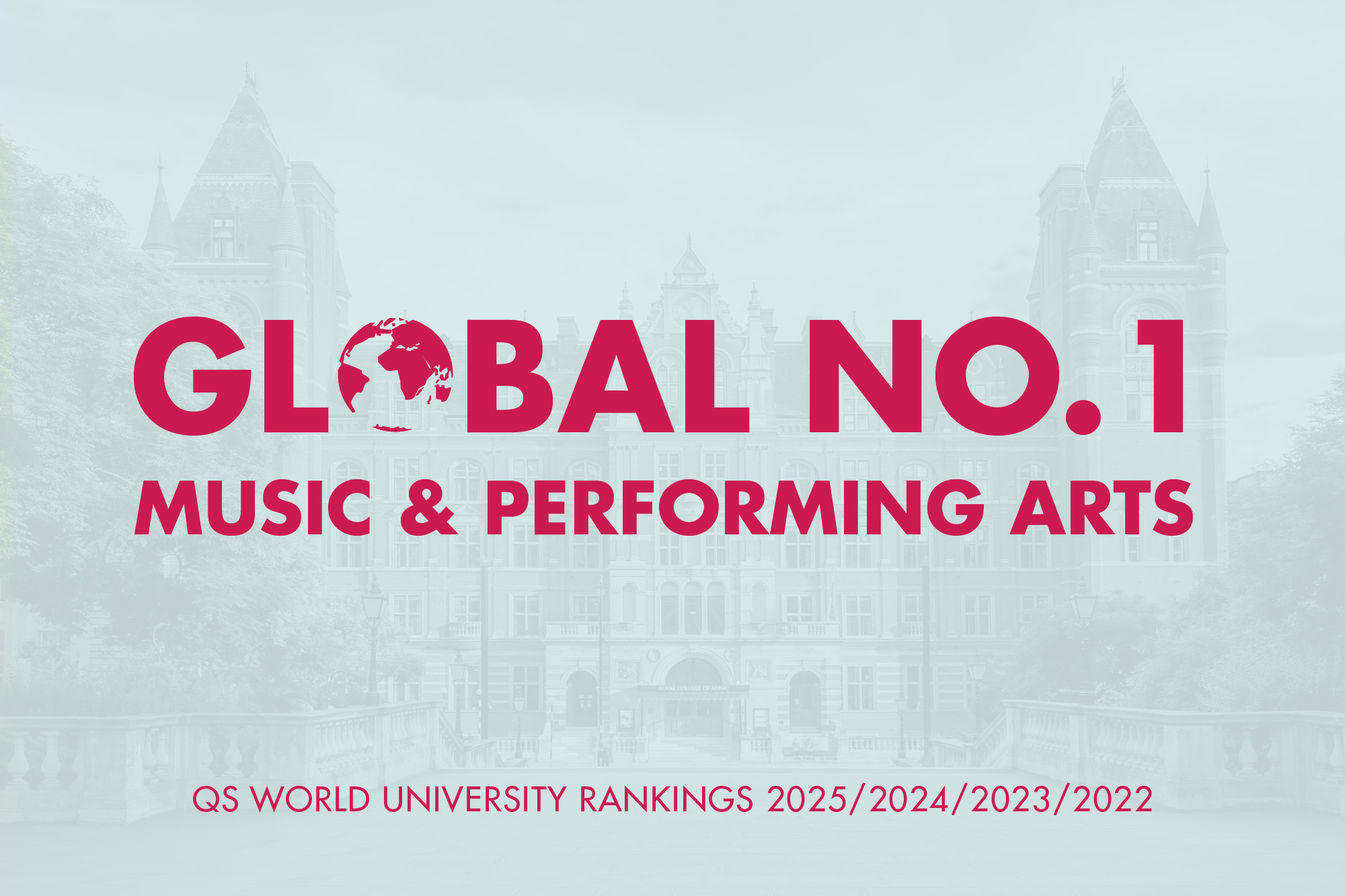 image for news story: Royal College of Music ranked Global No. 1 for fourth consecutive year